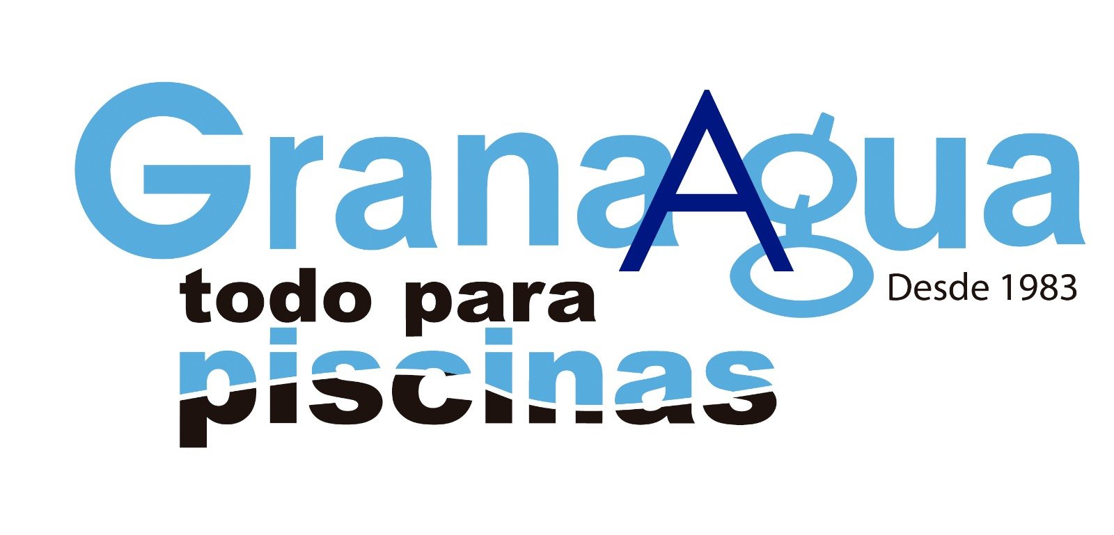 Logotipo de Granagua Piscinas - Empresa de servicios y productos de piscinas en Granada